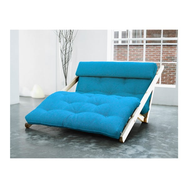Karup Figo atpūtas krēsls, Raw/Horizon Blue, 120 cm