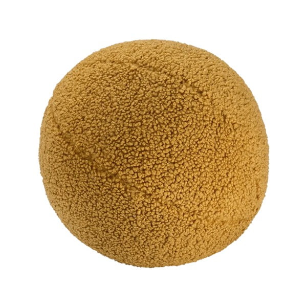 Brūns bērnu dīvāna spilvens no buklē auduma Ball – Wigiwama