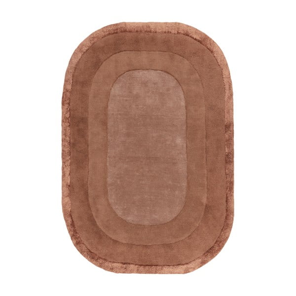 Ķieģeļu sarkans ar rokām darināts paklājs no vilnas maisījuma 200x290 cm Halo – Asiatic Carpets