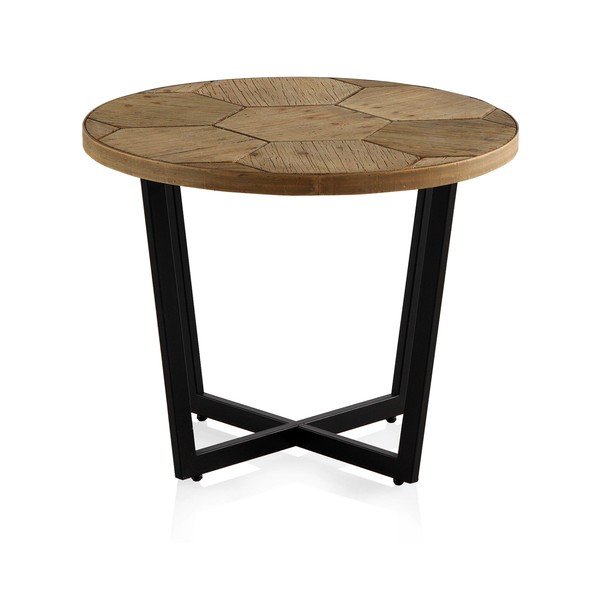 Kafijas galdiņš ar melnu dzelzs konstrukciju Geese Honeycomb, ⌀ 59 cm-image-2