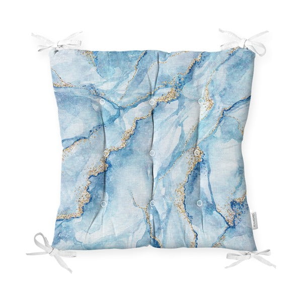Spilvendrāna Minimalist Cushion Covers Marble Blue, 40 x 40 cm