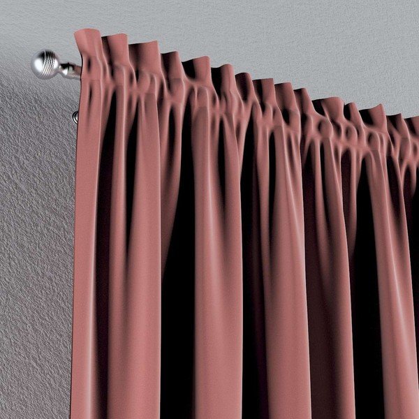 Rozā aizkars 260x130 cm Posh Velvet – Yellow Tipi-image-3