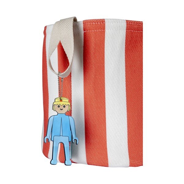 Sarkans tekstila bērnu rotaļlietu grozs ø 30x28 cm Stripes – Playmobil-image-3