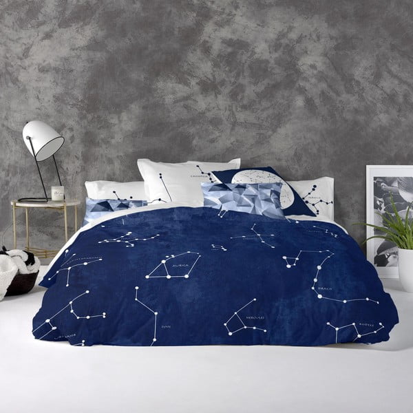 Kokvilnas segas pārvalks Blanc Cosmos, 140 x 200 cm-image-1