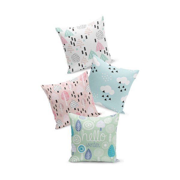 Dekoratīvās spilvendrānas (4 gab.) Kate Louise Kids Nature, 43 x 43 cm-image-1