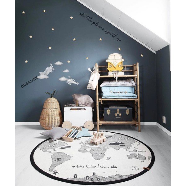 Oranža galda lampa no priedes koka Little Lights Van, augstums 29 cm-image-2