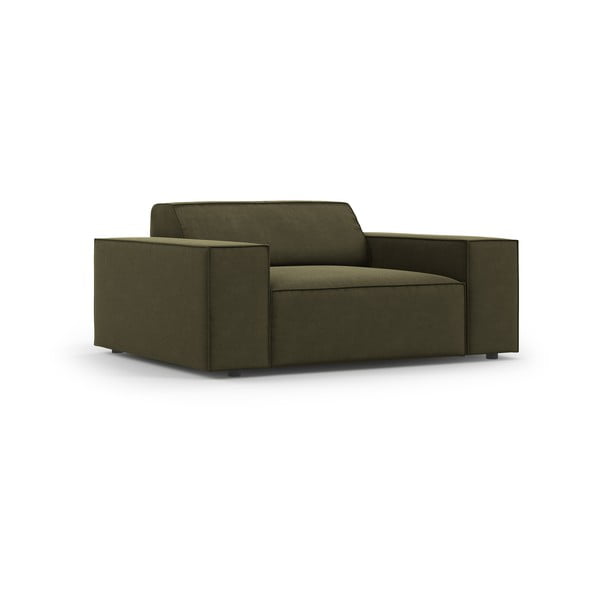 Zaļš samta atpūtas krēsls Jodie – Micadoni Home