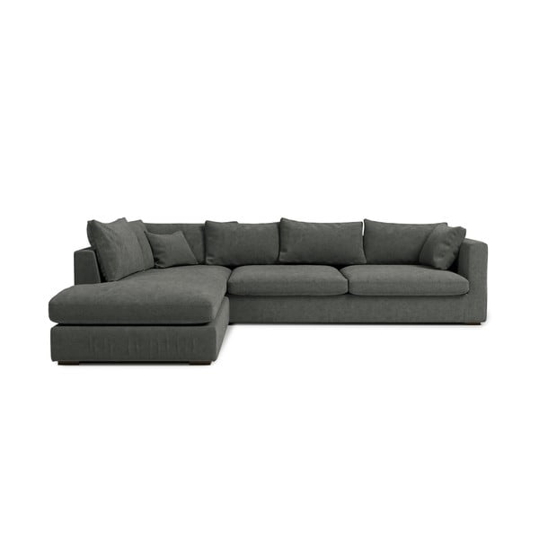 Pelēks stūra dīvāns (kreisais stūris) Comfy – Scandic