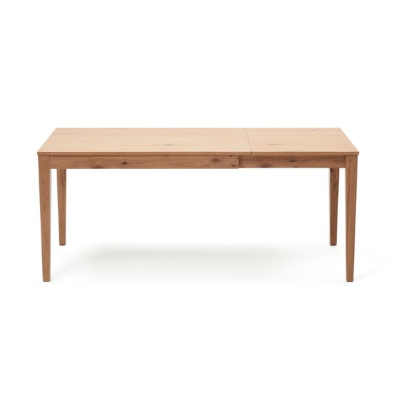 Izvelkams ēdamgalds ar papildu galda virsmu ar ozolkoka imitāciju 80x120 cm Yain – Kave Home-image-4