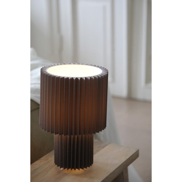 Pelēka galda lampa ar auduma abažūru (augstums 32 cm) Catis – Markslöjd-image-3