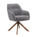 Pelēki polsterēti ēdamistabas krēsli (2 gab.) Avola – Unique Furniture