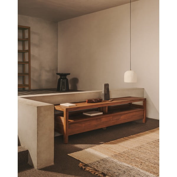 Balta piekaramā lampa ø 25 cm Calvia – Kave Home-image-1