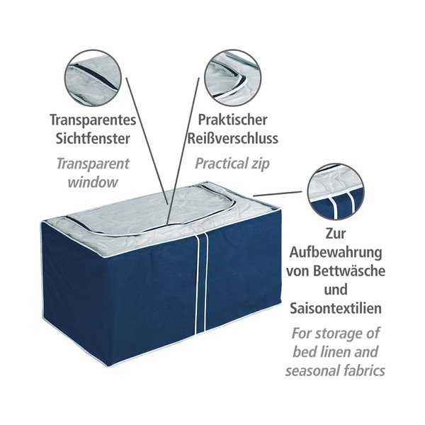Zila uzglabāšanas kaste Wenko Ocean, 48 x 53 cm-image-2