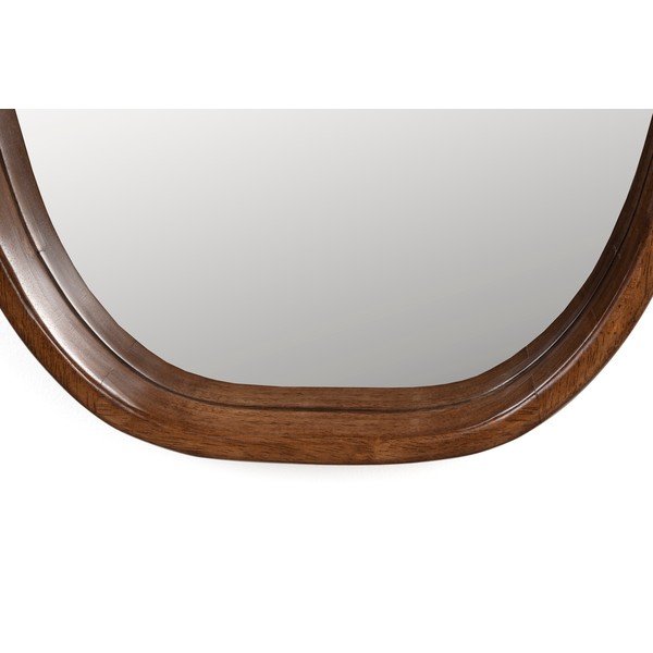 Sienas spogulis ar masīvkoka rāmi 40x120 cm Nyko – White Label-image-2