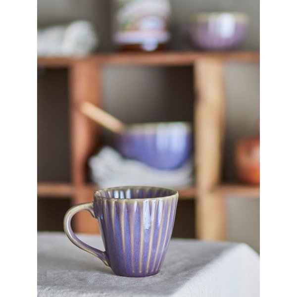 Tumši violeta akmensmasas krūze 220 ml Latina – Bloomingville-image-1