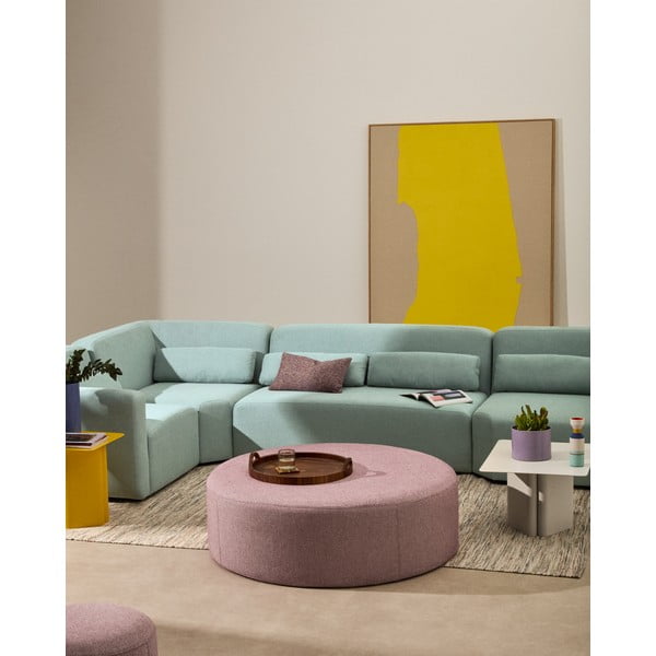 Violets pufs Kaeli – Kave Home-image-1