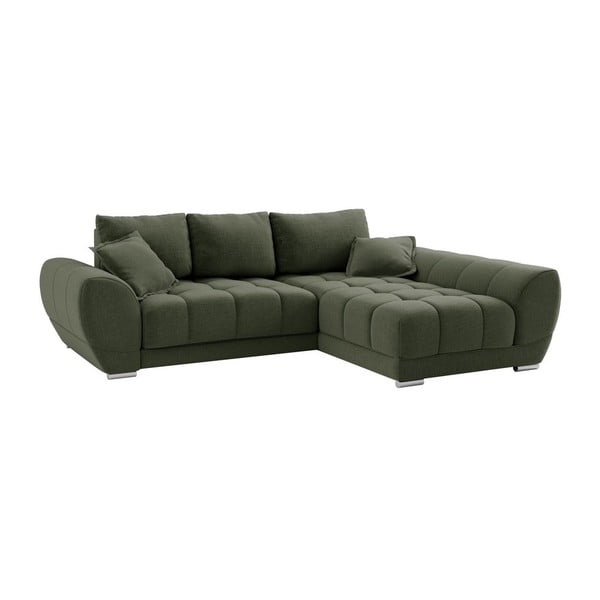 Windsor & Co Sofas Dīvāns Cloudlet, laima zaļā krāsā, labais stūris