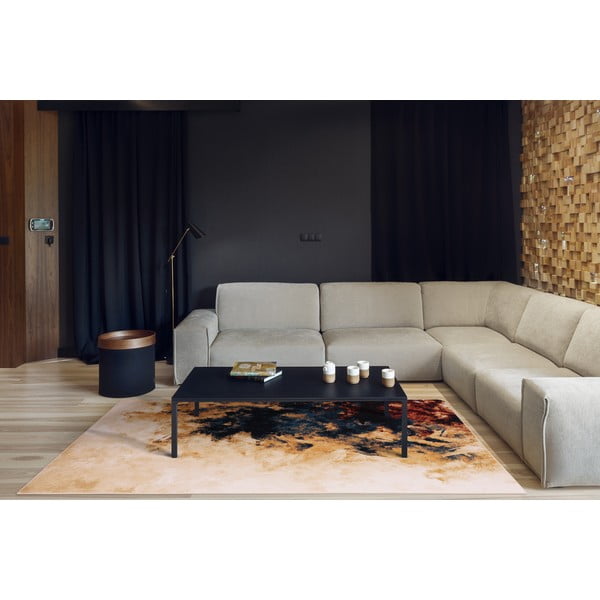 Vilnas paklājs 160x240 cm Burst dark beige – Agnella-image-1