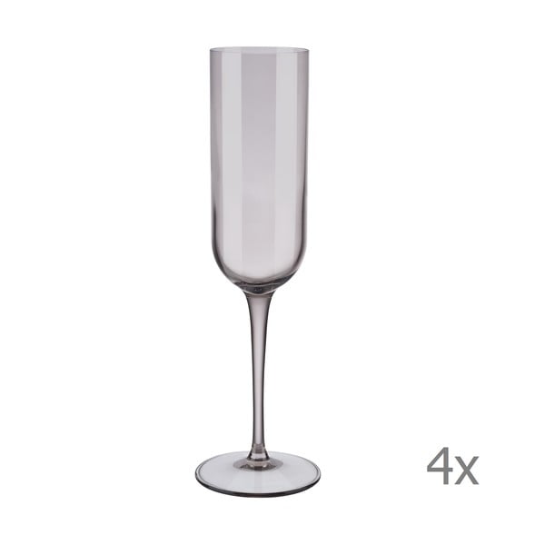 4 violetu šampanieša glāžu komplekts Blomus Mira, 210 ml