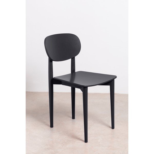 Melns pusdienu krēsls – Really Nice Things-image-1