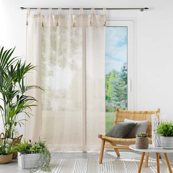 Bēšs dienas aizkars 140x240 cm Dalila – douceur d'intérieur-image-2