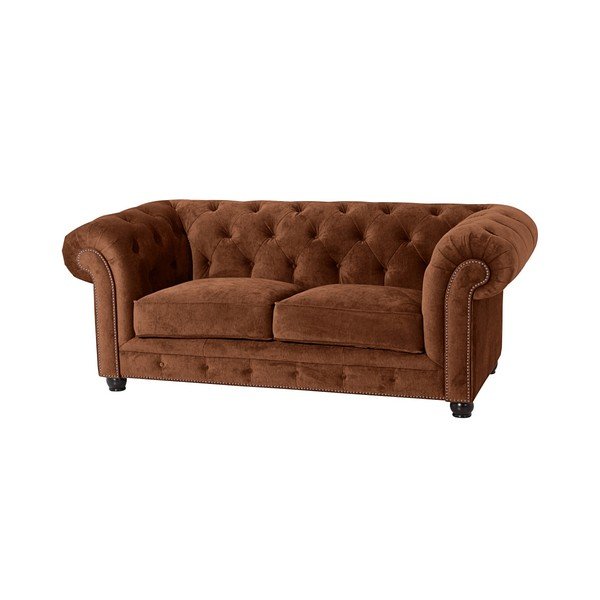 Brūns dīvāns Max Winzer Orleans Velvet, 196 cm-image-1
