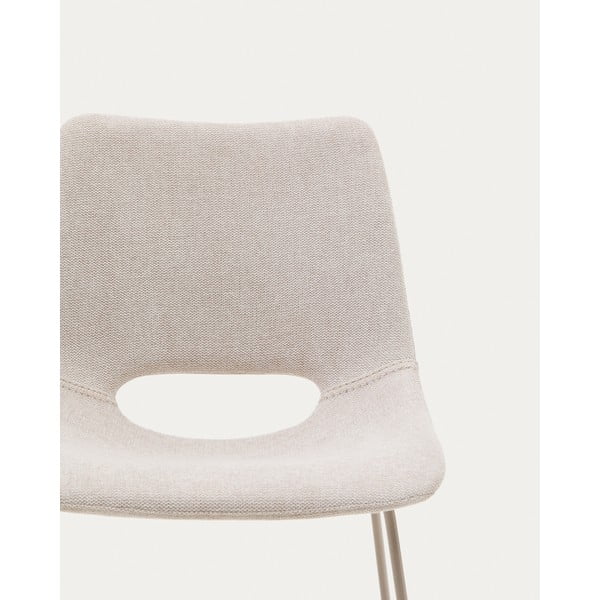 Bēšs pusdienu krēsls Zahara – Kave Home-image-1