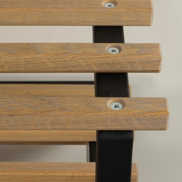 Melns metāla apavu plaukts Marco – Spinder Design-image-4