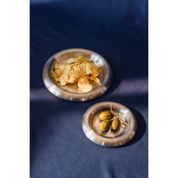 Sudraba krāsas nerūsējošā tērauda šķīvji (2 gab.) ø 28 cm Roto – noo.ma-image-4