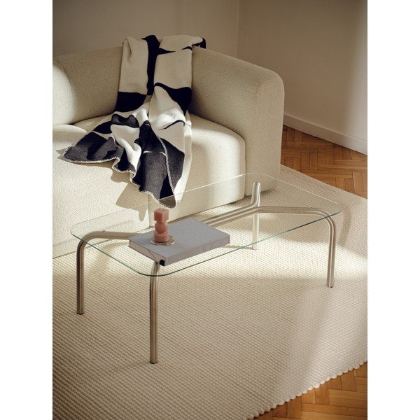 Melns/krēmkrāsas pleds 150x200 cm Tul – noo.ma-image-2