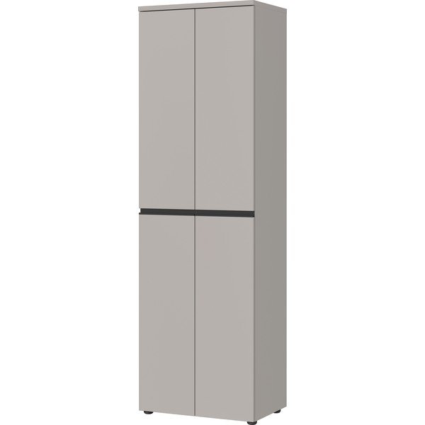 Pelēks drēbju skapis 59x198 cm Bastia – Germania-image-1