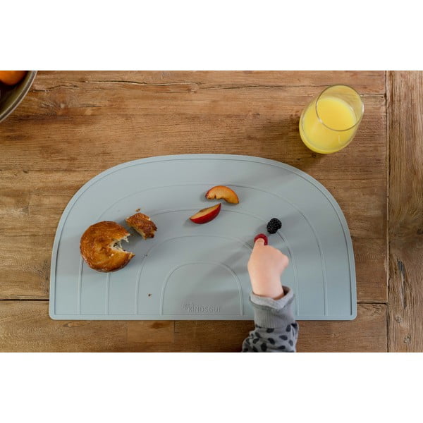 Zils silikona paliktnis Kindsgut Rainbow, 47 x 26 cm-image-4