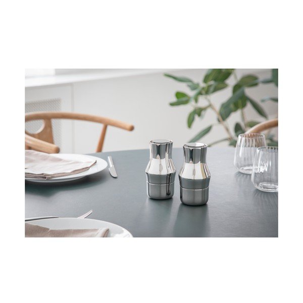 Spīdīgas sudraba krāsas nerūsējošā tērauda dzirnaviņas Dorotea – Gense-image-3