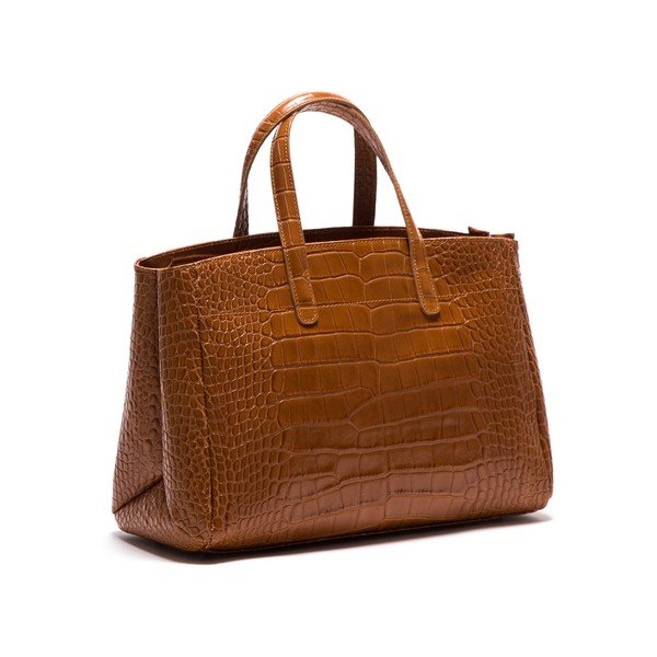 Ādas rokassoma Anna Luchini 634 Cognac-image-2