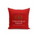 Sarkans Ziemassvētku dekoratīvais spilvena pārvalks Kate Louise Christmas Noel, 43 x 43 cm