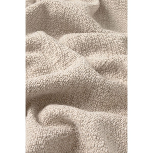 Krēmkrāsas kokvilnas pleds 130x180 cm Handloom – Lorena Canals-image-3