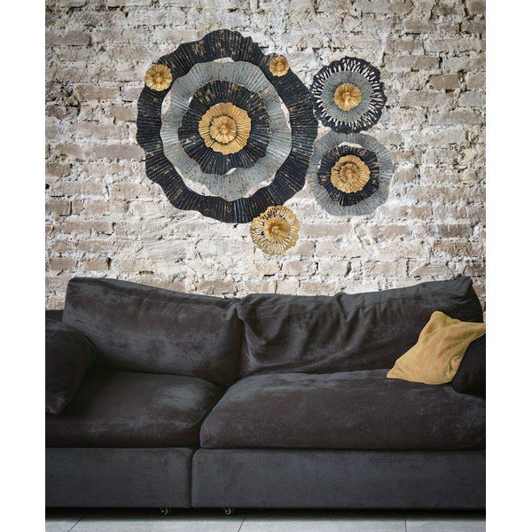 Metāla piekaramais dekors Mauro Ferretti Otos, 100 x 80 cm-image-1