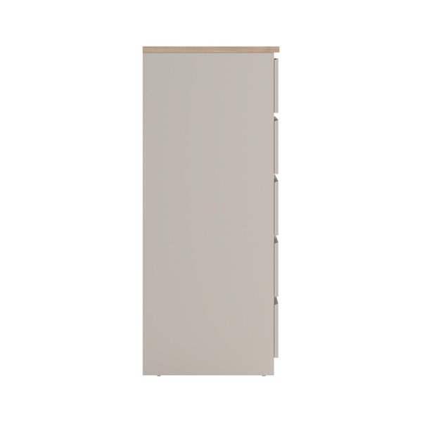 Krēmkrāsas kumode 77x121x50 cm Naia – Tvilum-image-4