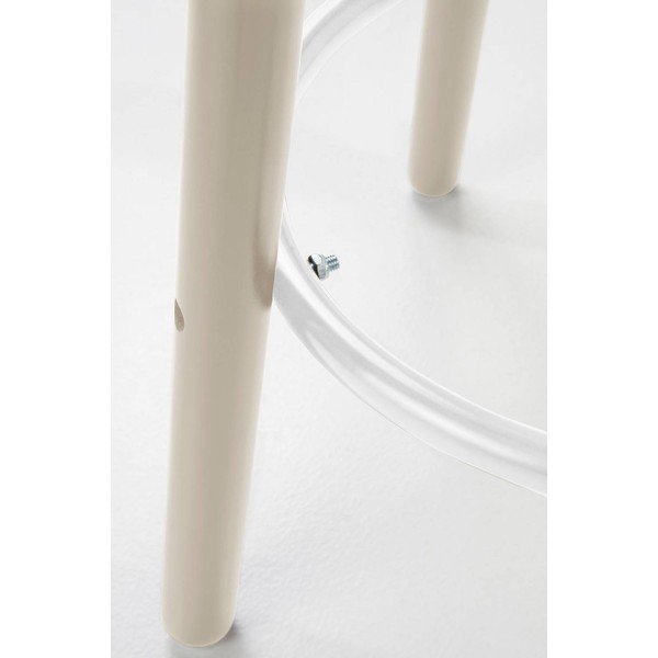 Pelēka priedes masīvkoka bāra taburete (sēdekļa augstums 65 cm) Kinna – Jotex-image-2