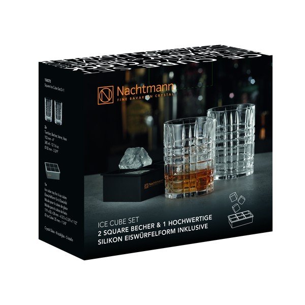 Viskija glāzes (2 gab.) 345 ml Square – Nachtmann-image-2