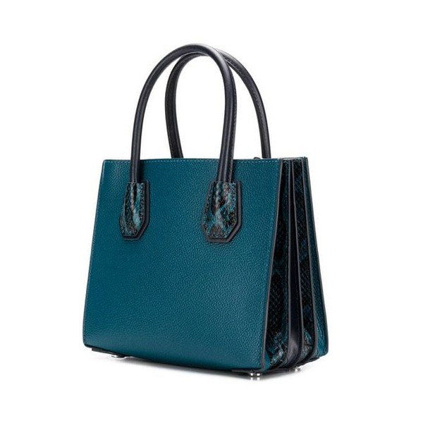 Zili-zaļa ādas soma Michael Kors Messenger-image-1