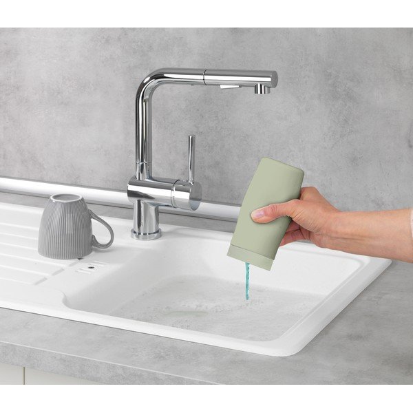 Zaļš silikona ziepju dozators Wenko Easy Squeez-e-image-1