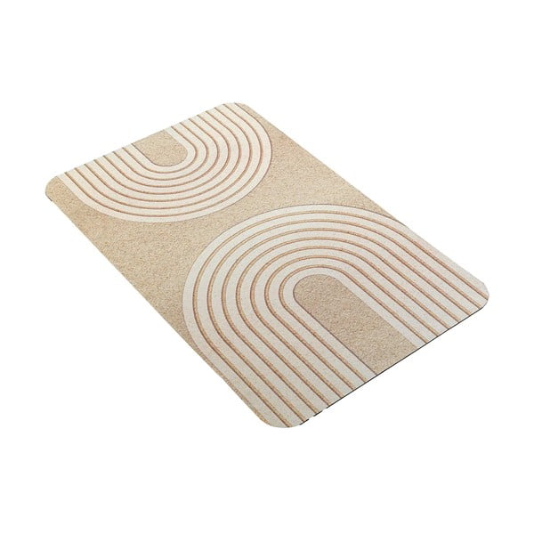 Gaiši brūns vannas istabas paklājiņš 50x80 cm Adriel – douceur d'intérieur-image-4