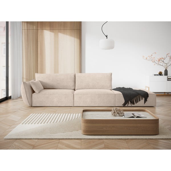 Bēšs zvilnis (ar kreiso stūri) Vanda – Mazzini Sofas-image-1