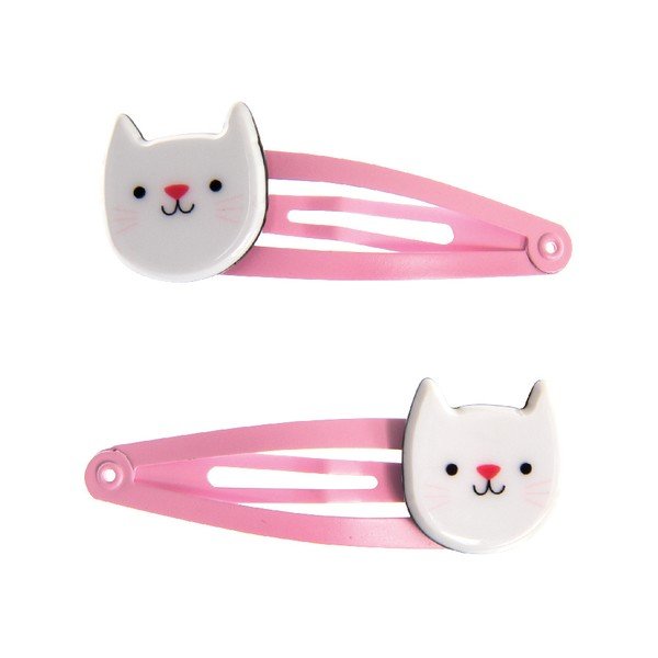2 matu sprādžu komplekts Rex London Cookie The Cat-image-2