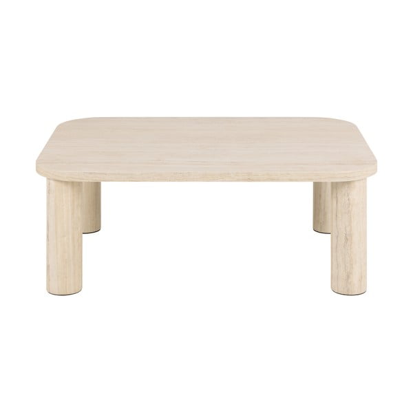 Bēšs žurnālgaldiņš ar marmora imitāciju 75x100 cm Solano – Actona-image-3