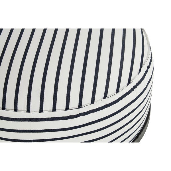 Balts/zils dārza pufs no Sunbrella auduma Emma – Hartman-image-3