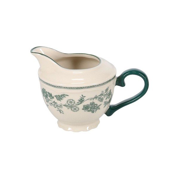 Zaļa/ziloņkaula krāsas porcelāna piena krūze 180 ml Cyril – S|P Collection