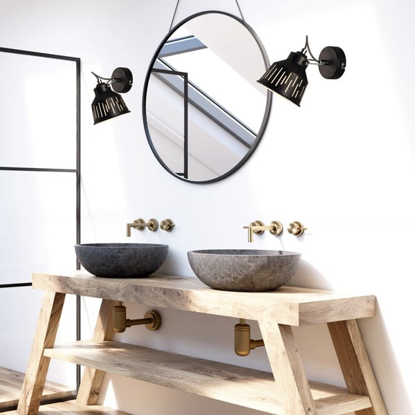 Melna prožektora tipa lampa Jack – LAMKUR-image-1