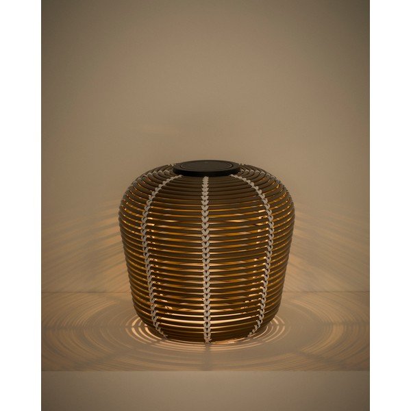 LED galda/pārvietojams āra gaismeklis ar saules baterijām/ar USB ø 35 cm Garoina – Kave Home-image-3